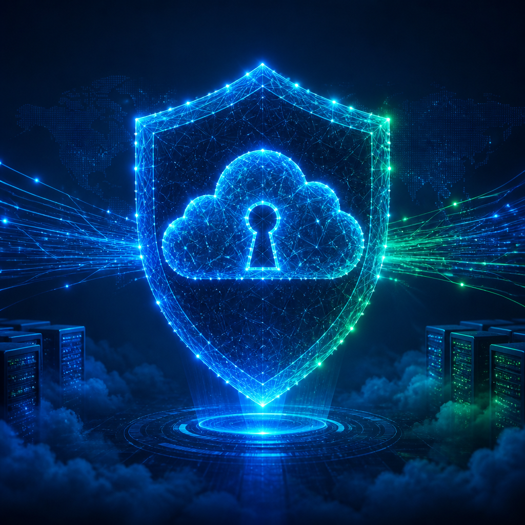 Cloud systems protected by a digital security shield